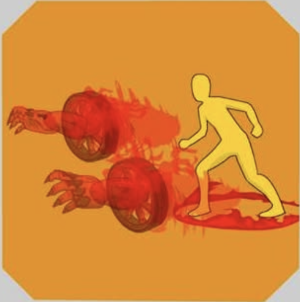Kinjutsu: Wanyudo Fire Flying Fist